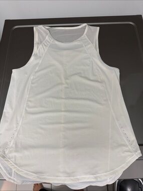 Lululemon | Sculpt White Tank Top size 10